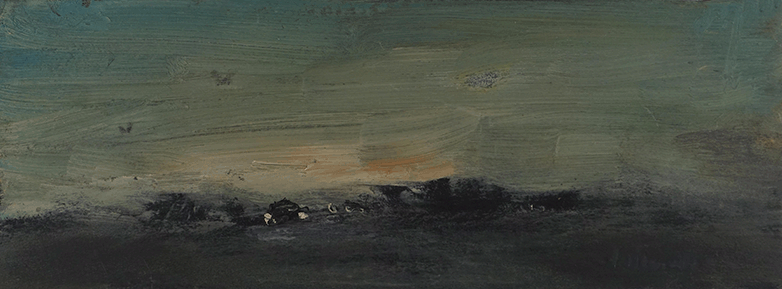 Bouquet in glass vase